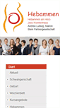 Mobile Screenshot of hebammen-hiltrup.de
